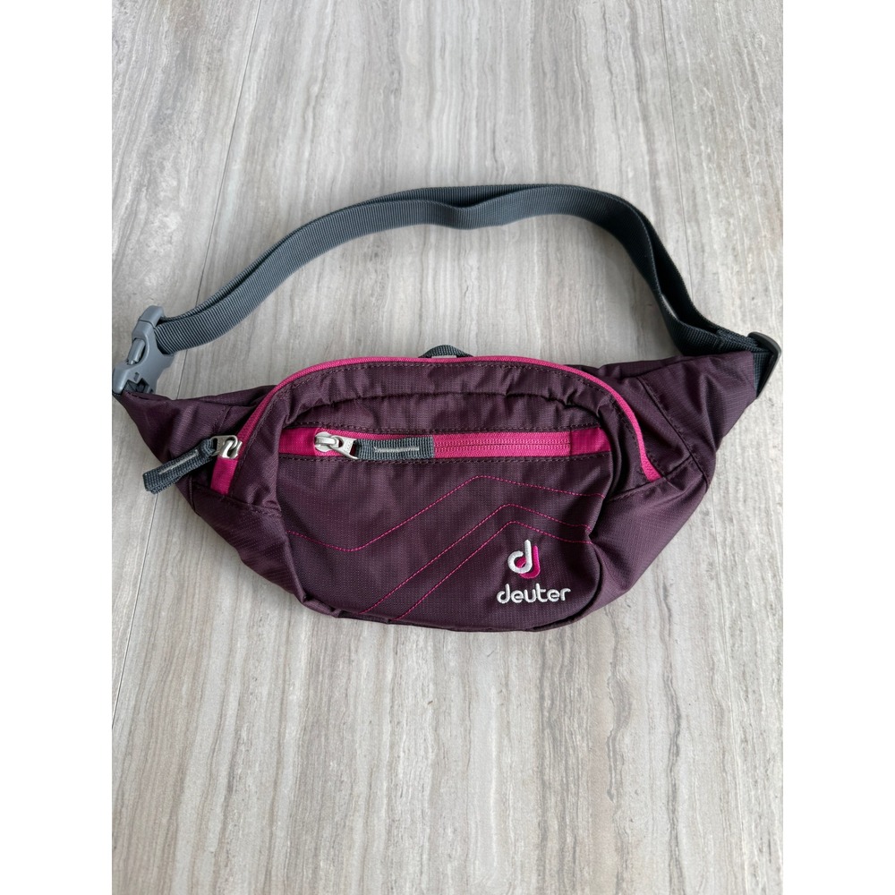 Deuter Belt I 1.5L Waist Pack Aubergine Magenta Hiking Festival Fanny Pack NWOT